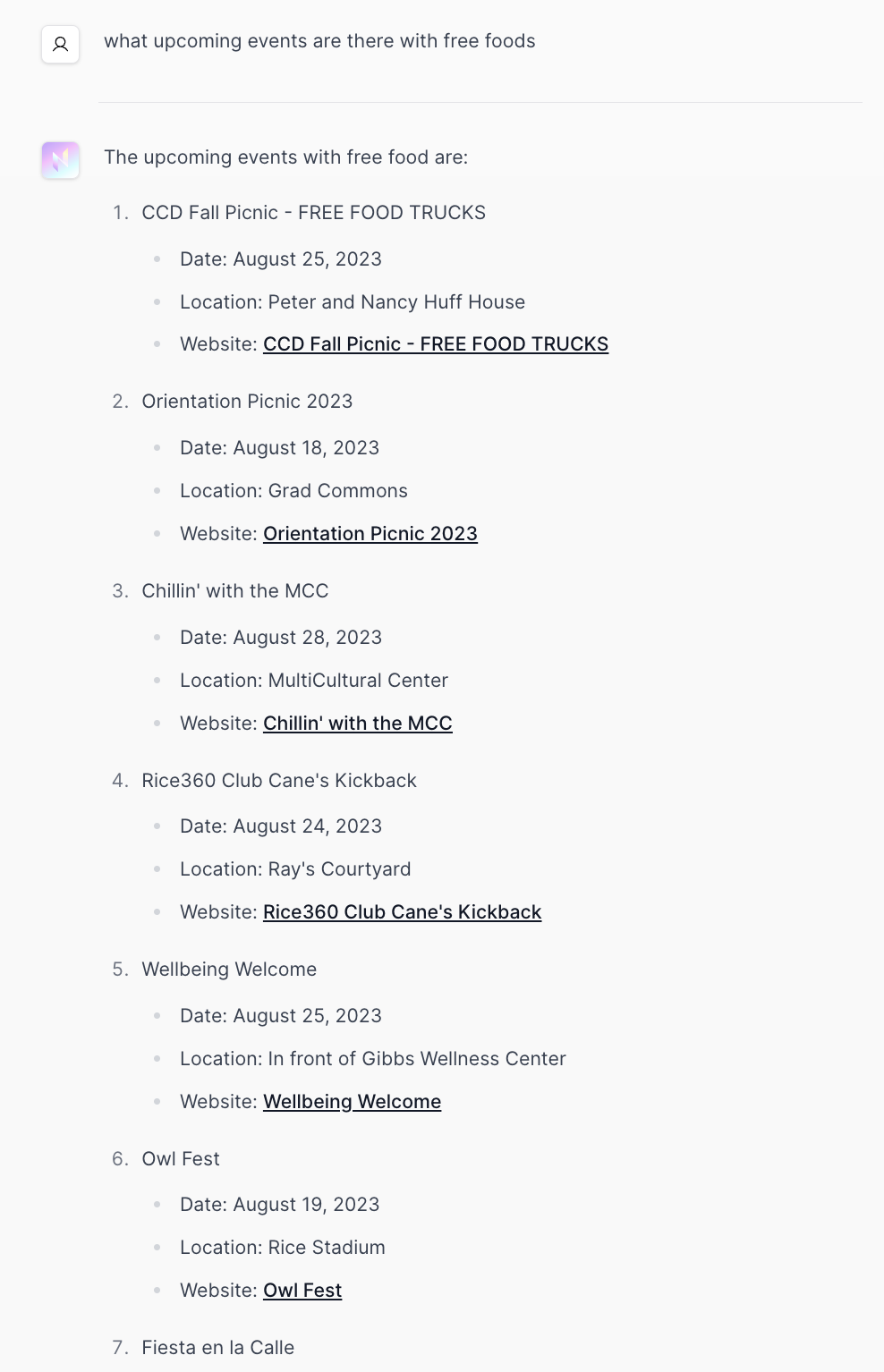 events
